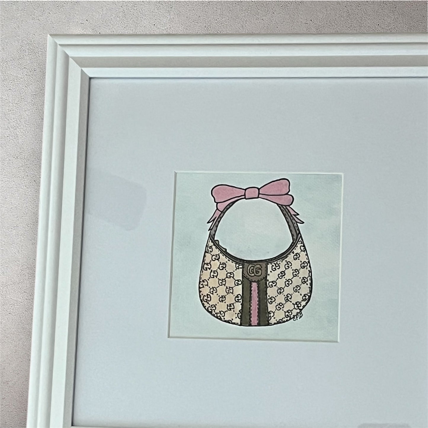 GG Handbag - Watercolor