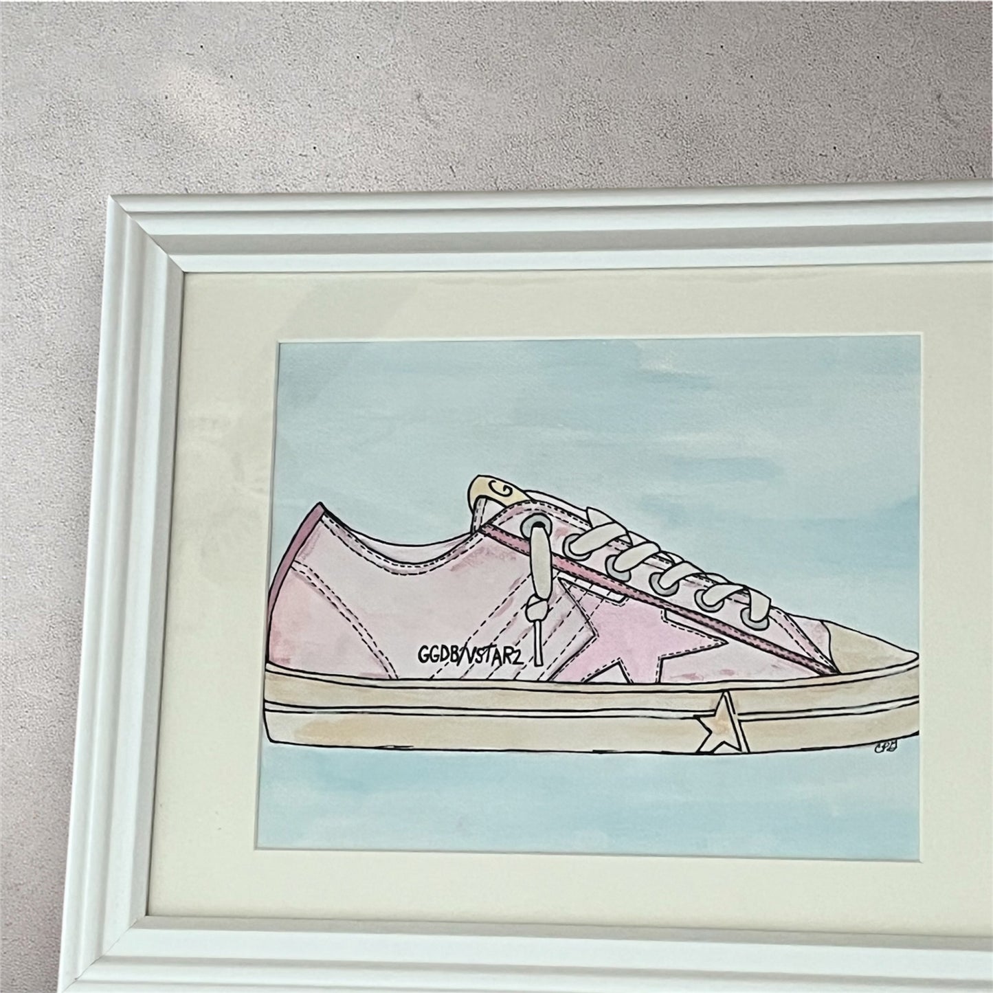 Star Shoe - Watercolor