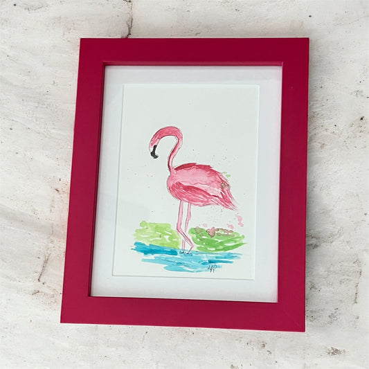 Flamingo - Watercolor