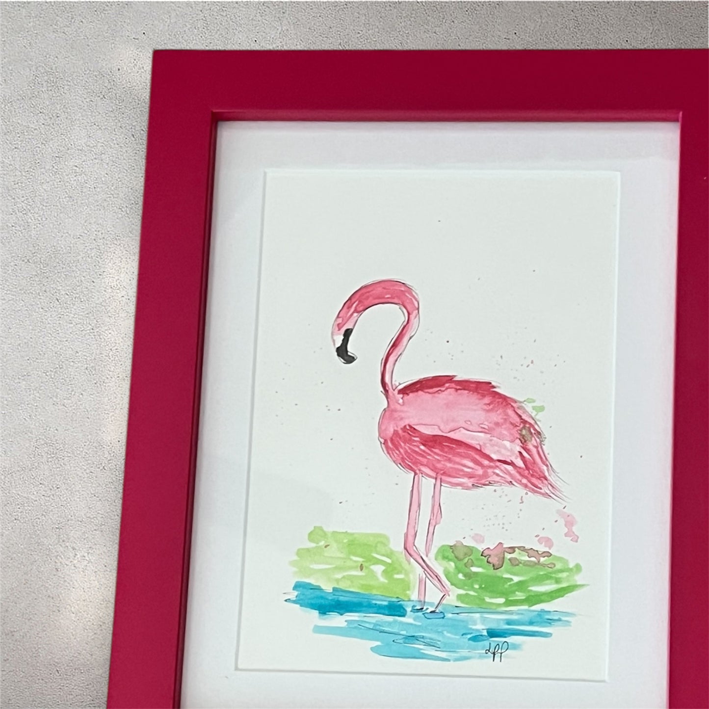 Flamingo - Watercolor