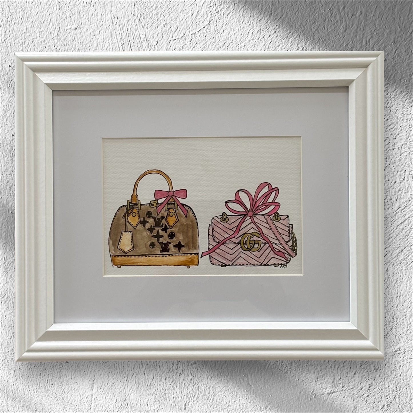 Two Handbags - Watercolor