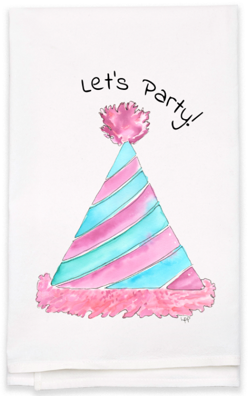 Let's Party! Tea Towel
