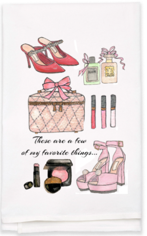 Favorite Things Tea Towel