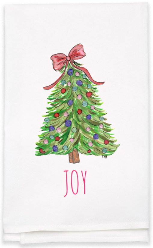 Holiday JOY Tea Towel