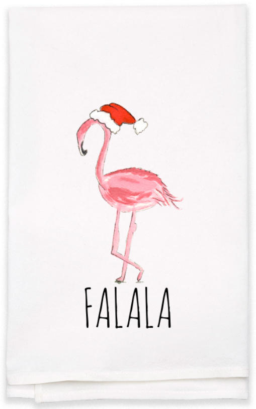 FALALA Flamingo Tea Towel